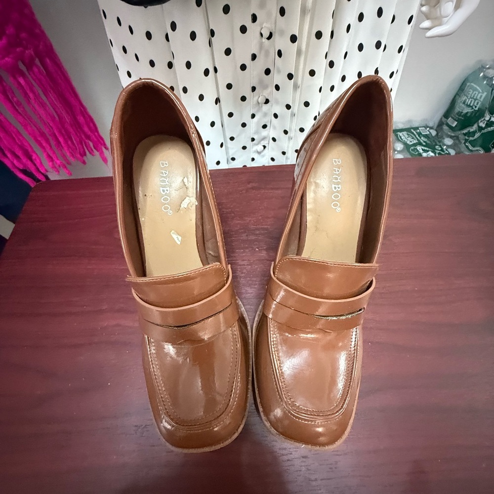 BAMBOO Women's Brown Heels - Picture 14 of 16
